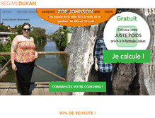 Tablet Screenshot of nutri-site.regimedukan.com